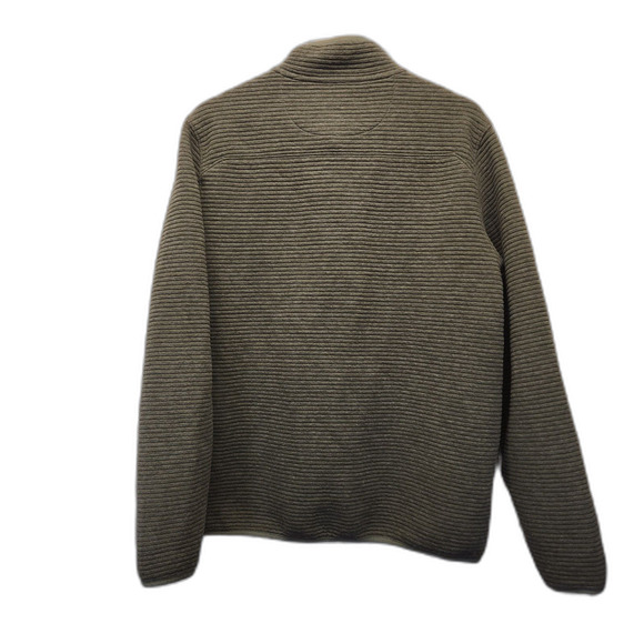 Gerry Men's Olive Green 1/4 button down mock neck pullover Outdoors Size Large - Picture 8 of 8